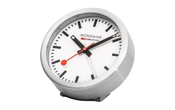 Prestation Et Rapide Mondaine Réveil Classique Quartz Ø 12,5 Cm, Argenté/Blanc – Réveils 3