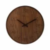 NeXtime Horloge Murale Bois Bois Grand Ø 53 Cm Brun – Horloge Murale mode pas cher 13