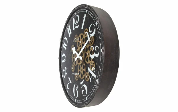 NeXtime Horloge Murale Henry Brun Fonce, 50 Cm – Horloge Murale mode 4