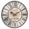 NeXtime Horloge Murale William Beige / Marron, 50 Cm – Horloge Murale qualité supérieure 11