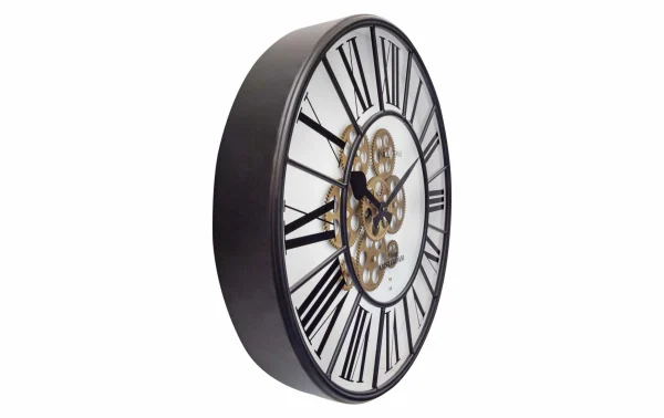 NeXtime Horloge Murale William Beige / Marron, 50 Cm – Horloge Murale qualité supérieure 3