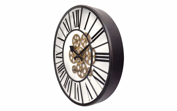 NeXtime Horloge Murale William Beige / Marron, 50 Cm – Horloge Murale qualité supérieure 4