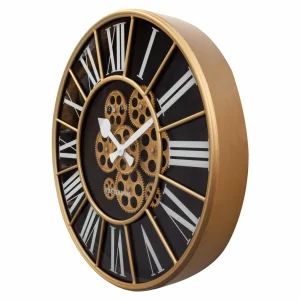 NeXtime Horloge Murale William Blanc / Marron, 50 Cm – Horloge Murale online boutique 9