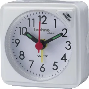 en vente Technoline Réveil Classique Modèle S Blanc – Réveils 6