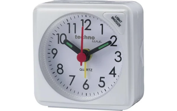 en vente Technoline Réveil Classique Modèle S Blanc – Réveils 3