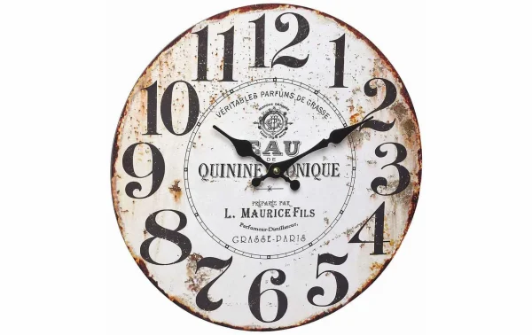 prix le plus bas TFA Dostmann Horloge Murale Vintage Quinine Ø 33.7 Cm, Beige/Brun – Horloge Murale 1