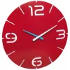 TFA Dostmann Horloge Murale Contour Rouge/blanc, Ø 35 Cm – Horloge Murale grand choix 11