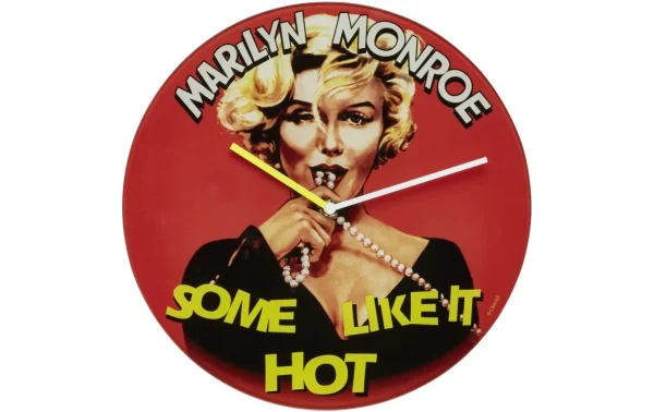 TFA Dostmann Horloge Murale Légendes Du Cinéma Marilyn Monroe, Ø 30 Cm – Horloge Murale a Prix Discount 1