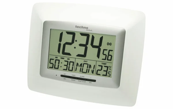 Technoline Horloge Murale Radio WS8100 Blanc – Horloge Murale mode pas cher 4