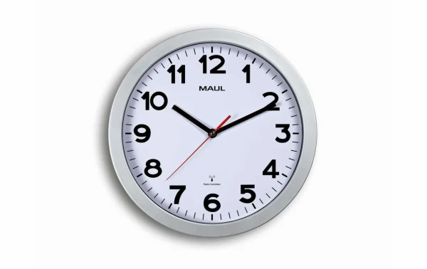 Horloge Murale MAULstep Ø 30 Cm Argenté/Blanc – Horloge Murale acheter en ligne 1